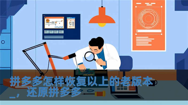 拼多多怎樣恢復以上的老版本_，還原拼多多