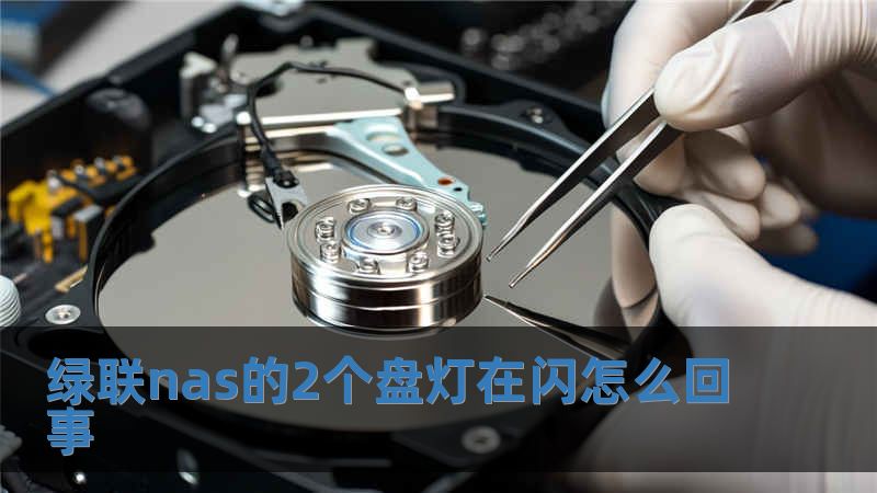 綠聯(lián)nas的2個盤燈在閃怎么回事