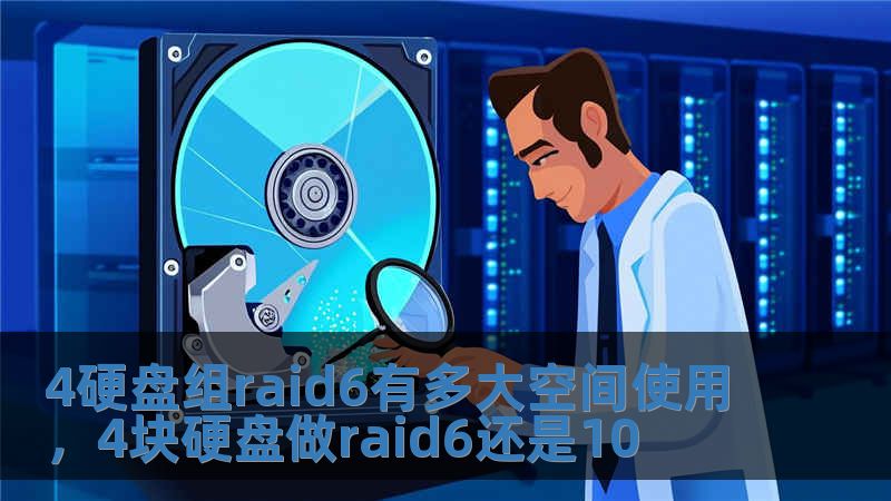 4硬盤組raid6有多大空間使用，4塊硬盤做raid6還是10