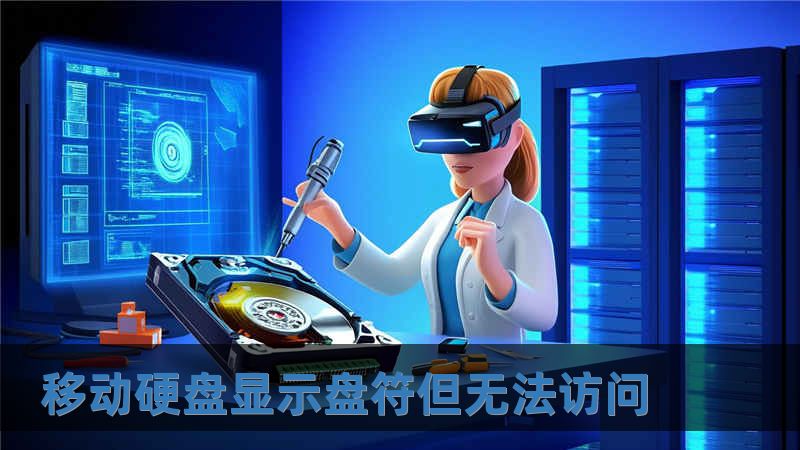 移動硬盤顯示盤符但無法訪問