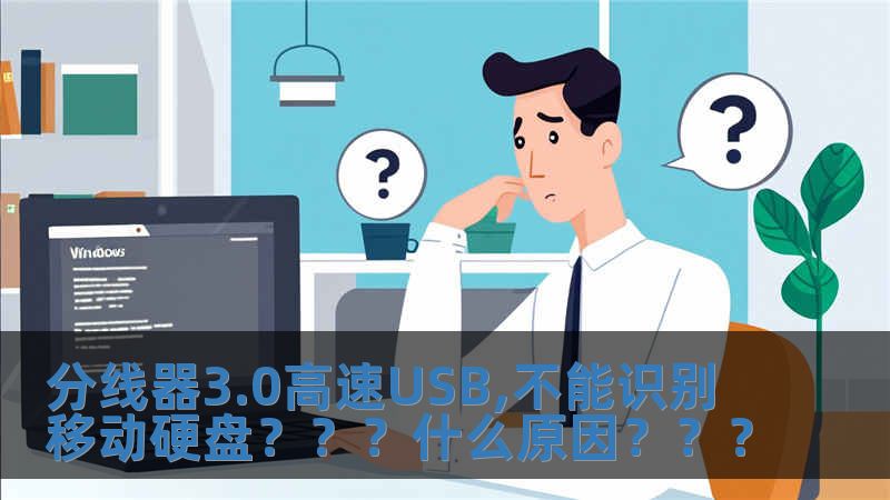 分線器3.0高速USB,不能識(shí)別移動(dòng)硬盤？？？什么原因？？？