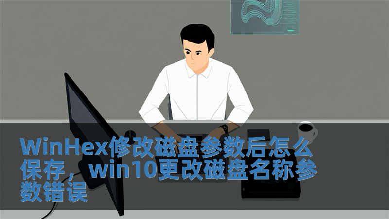WinHex修改磁盤參數后怎么保存，win10更改磁盤名稱參數錯誤