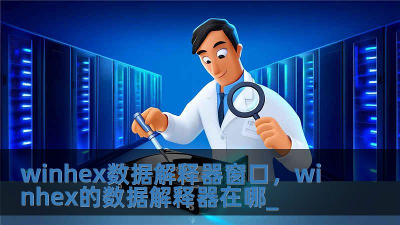 winhex數據解釋器窗口，winhex的數據解釋器在哪_
