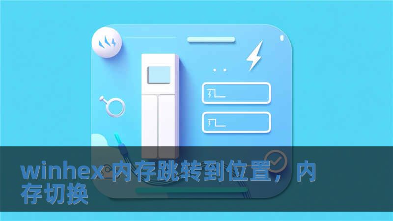 winhex 內存跳轉到位置，內存切換