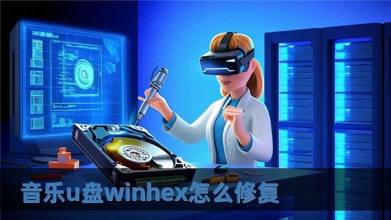 音樂u盤winhex怎么修復