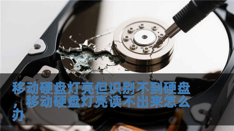 移動硬盤燈亮但識別不到硬盤，移動硬盤燈亮讀不出來怎么辦