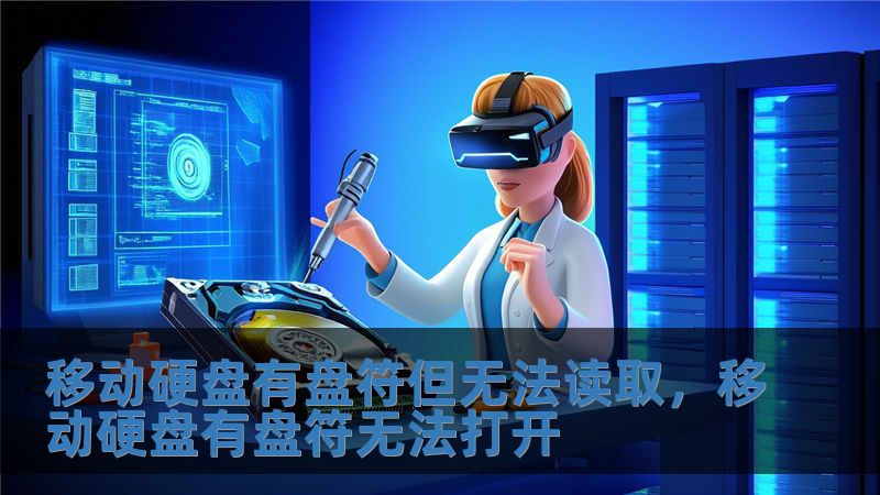 移動硬盤有盤符但無法讀取，移動硬盤有盤符無法打開