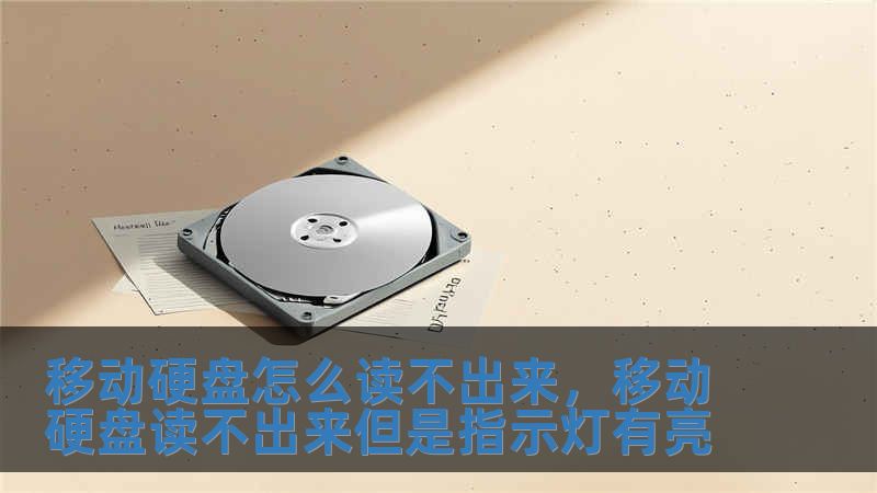 移動硬盤怎么讀不出來，移動硬盤讀不出來但是指示燈有亮