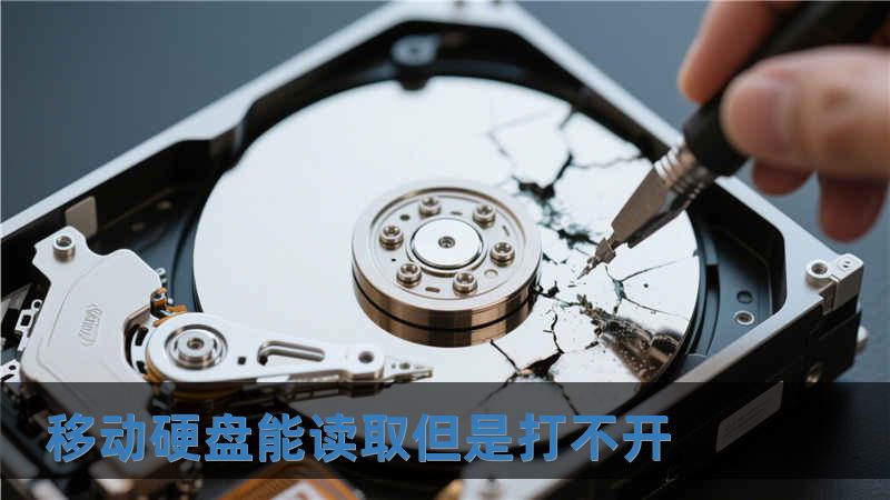 移動硬盤能讀取但是打不開