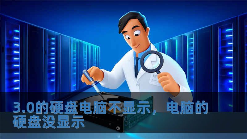 3.0的硬盤電腦不顯示，電腦的硬盤沒顯示