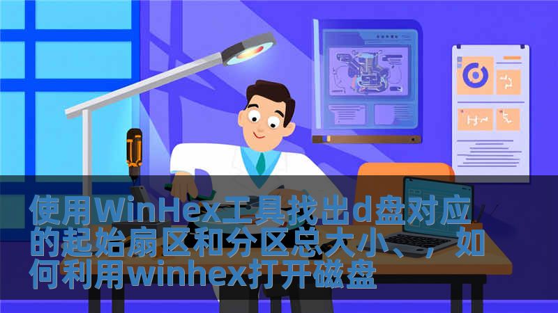 使用WinHex工具找出d盤對應的起始扇區和分區總大小、，如何利用winhex打開磁盤