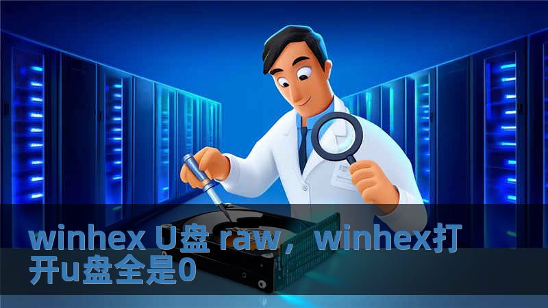 winhex U盤 raw，winhex打開u盤全是0