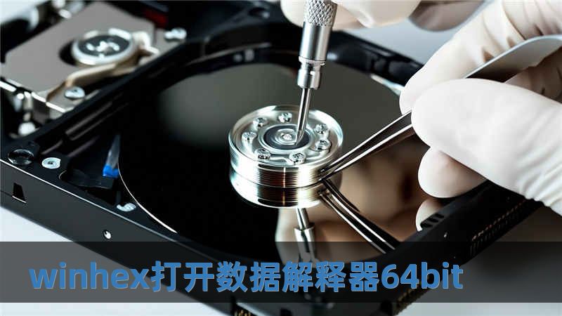 winhex打開數據解釋器64bit