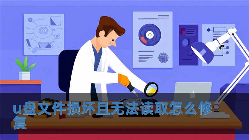 u盤文件損壞且無(wú)法讀取怎么修復(fù)