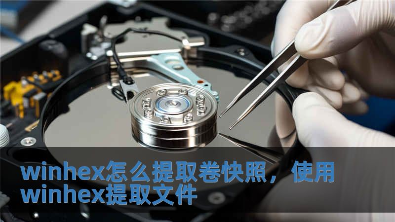 winhex怎么提取卷快照，使用winhex提取文件