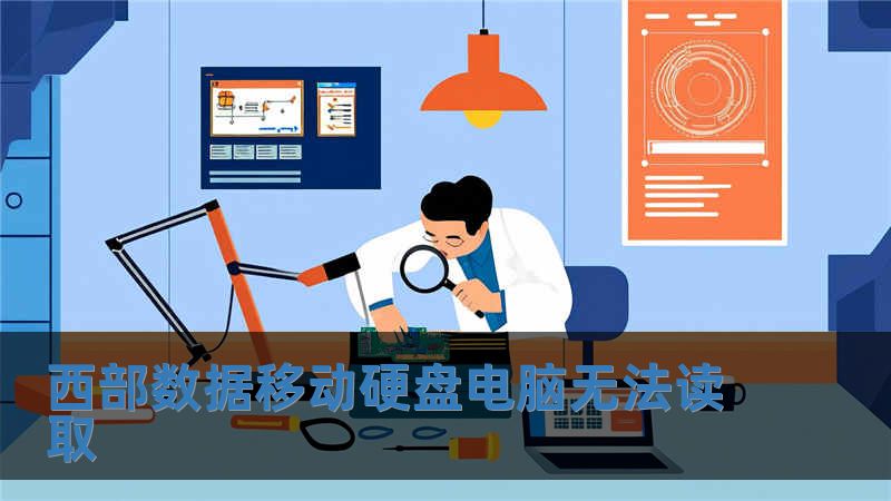 西部數據移動硬盤電腦無法讀取