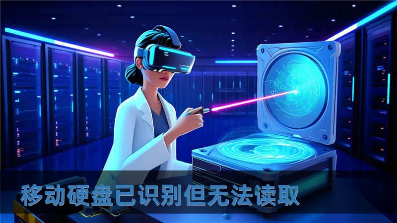 移動硬盤已識別但無法讀取