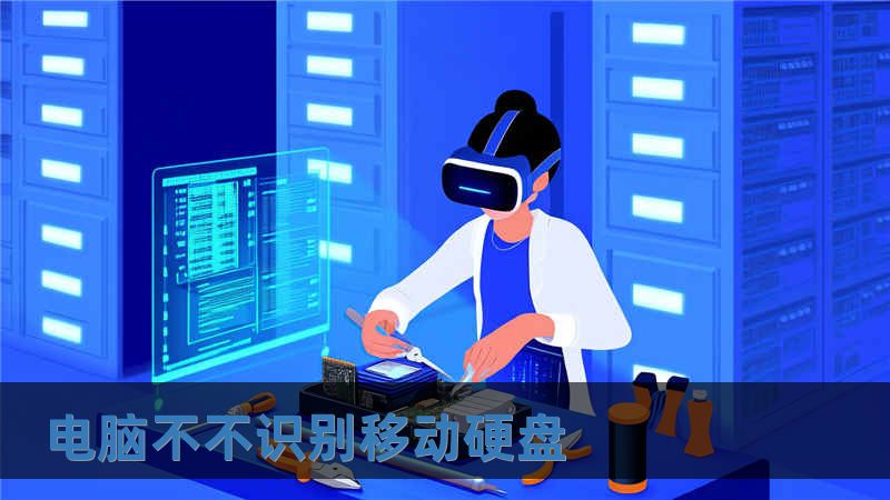 電腦不不識別移動硬盤