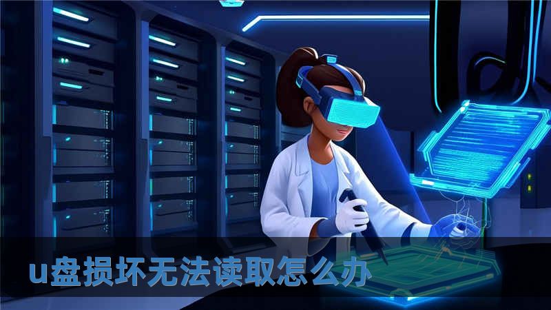 u盤損壞無法讀取怎么辦
