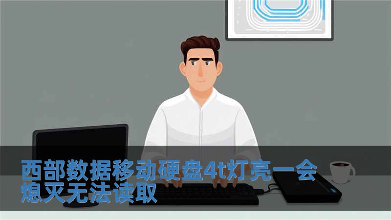 西部數據移動硬盤4t燈亮一會熄滅無法讀取