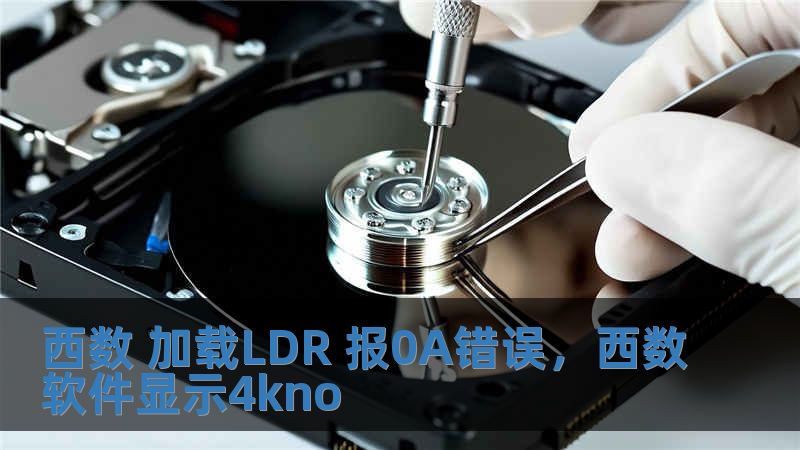 西數(shù) 加載LDR 報0A錯誤，西數(shù)軟件顯示4kno