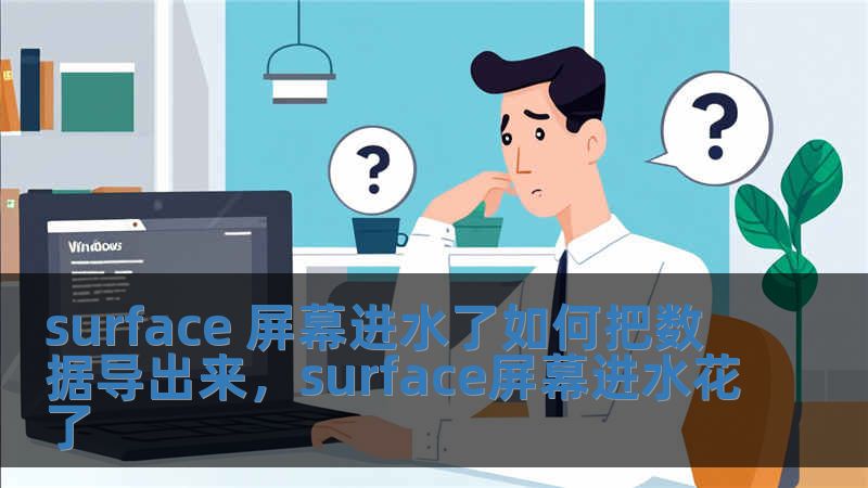 surface 屏幕進水了如何把數據導出來，surface屏幕進水花了