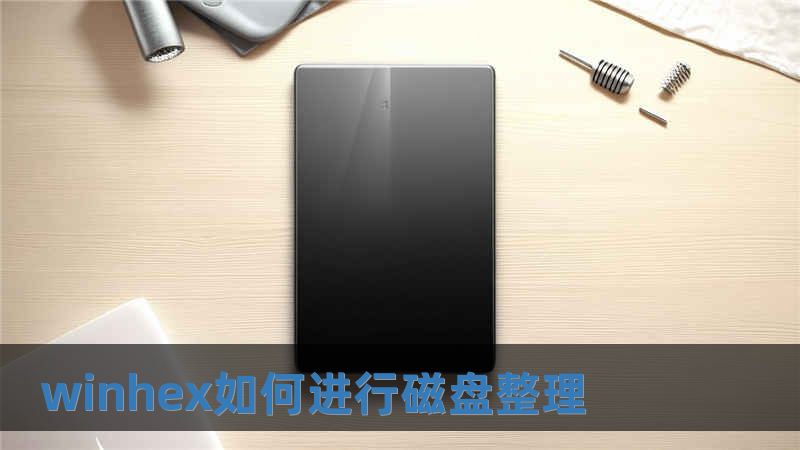 winhex如何進(jìn)行磁盤整理