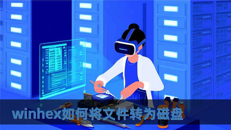 winhex如何將文件轉(zhuǎn)為磁盤