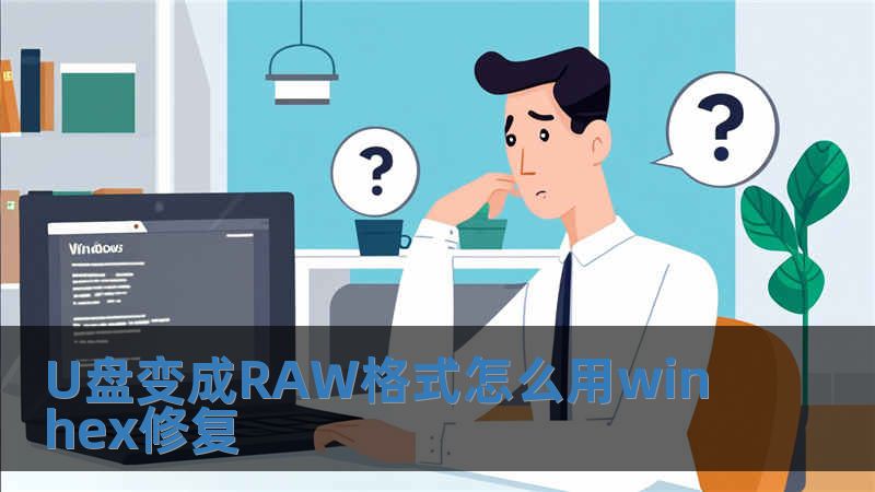 U盤變成RAW格式怎么用winhex修復(fù)
