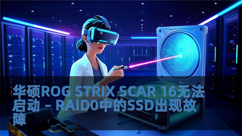 華碩ROG STRIX SCAR 16無法啟動(dòng) – RAID0中的SSD出現(xiàn)故障