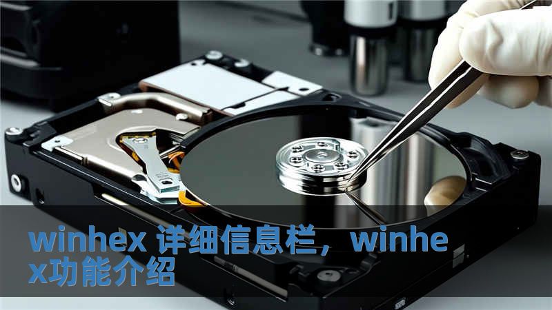 winhex 詳細信息欄，winhex功能介紹