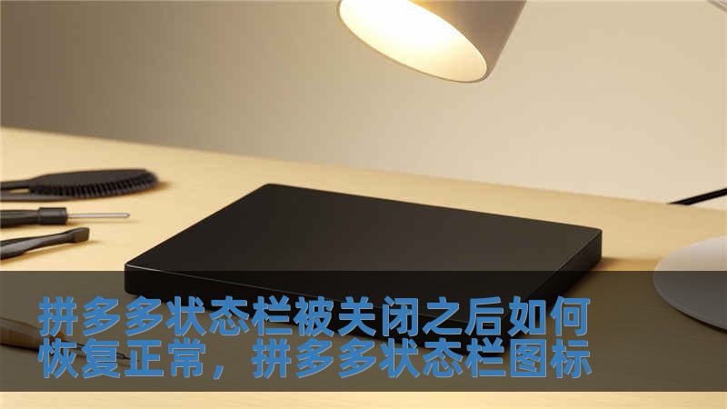 拼多多狀態欄被關閉之后如何恢復正常，拼多多狀態欄圖標