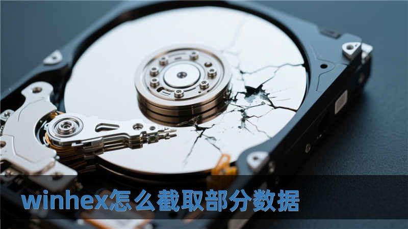 winhex怎么截取部分?jǐn)?shù)據(jù)