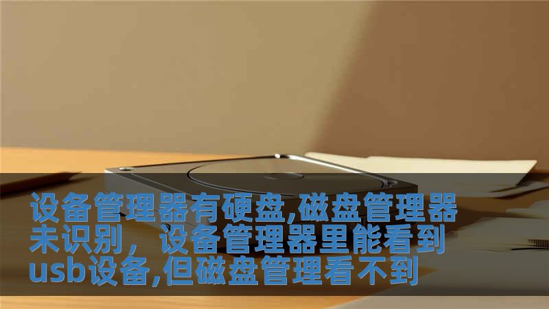 設(shè)備管理器有硬盤,磁盤管理器未識別，設(shè)備管理器里能看到usb設(shè)備,但磁盤管理看不到