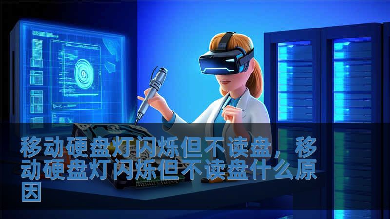 移動硬盤燈閃爍但不讀盤，移動硬盤燈閃爍但不讀盤什么原因