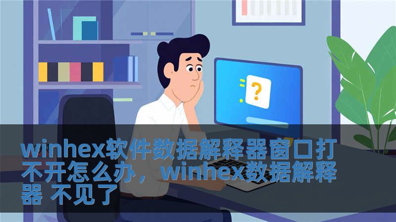 winhex軟件數據解釋器窗口打不開怎么辦，winhex數據解釋器 不見了