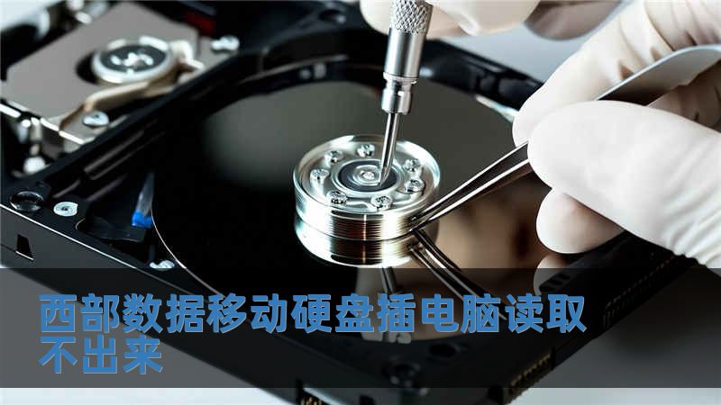 西部數據移動硬盤插電腦讀取不出來