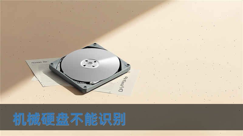 機械硬盤不能識別