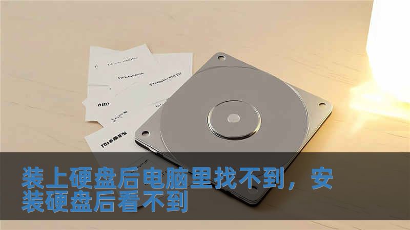 裝上硬盤后電腦里找不到，安裝硬盤后看不到
