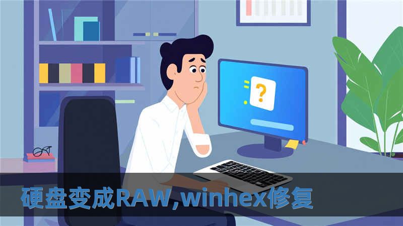 硬盤變成RAW,winhex修復