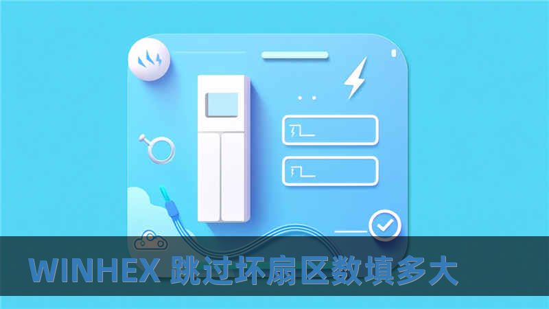 WINHEX 跳過壞扇區數填多大