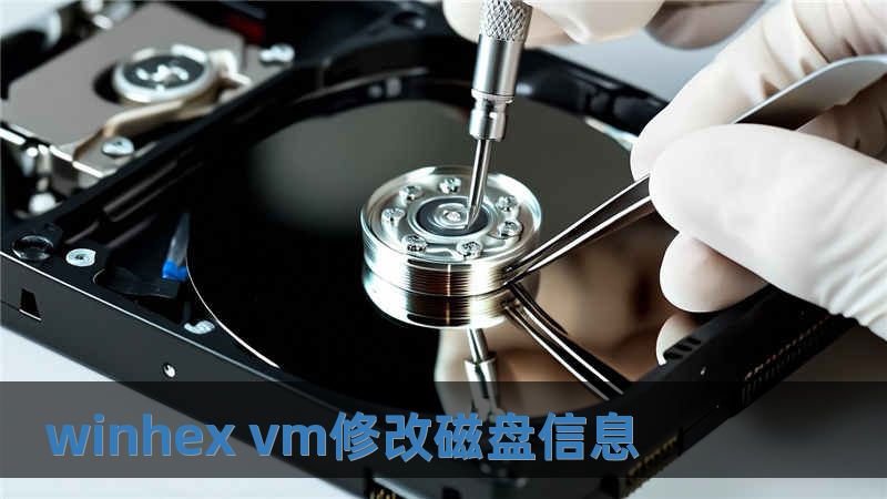 winhex vm修改磁盤信息