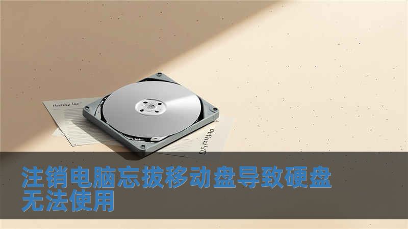 注銷電腦忘拔移動盤導致硬盤無法使用