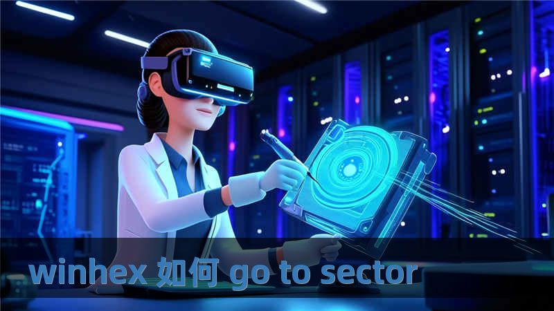 winhex 如何 go to sector