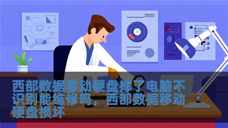 西部數(shù)據(jù)移動硬盤摔了電腦不識別能維修嗎，西部數(shù)據(jù)移動硬盤損壞
