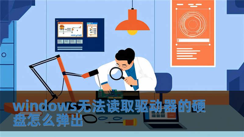 windows無法讀取驅(qū)動器的硬盤怎么彈出
