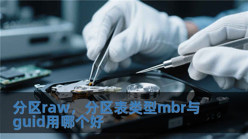 分區raw，分區表類型mbr與guid用哪個好
