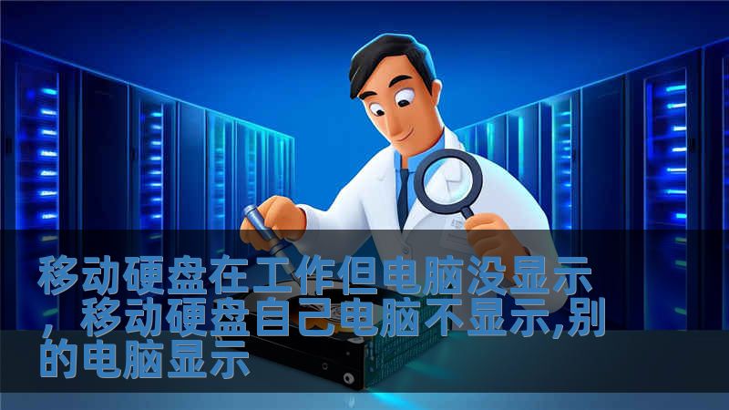 移動硬盤在工作但電腦沒顯示，移動硬盤自己電腦不顯示,別的電腦顯示
