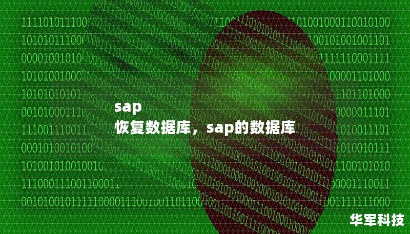 sap 恢復數據庫，sap的數據庫