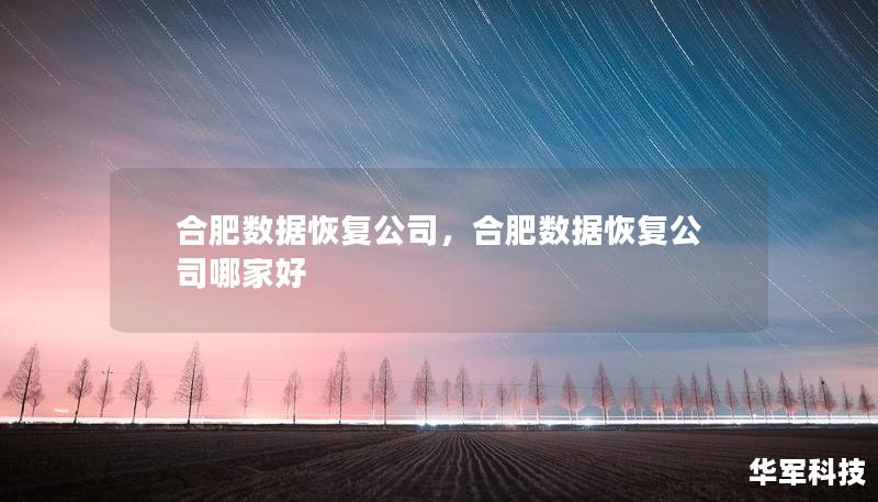 合肥數據恢復公司，合肥數據恢復公司哪家好